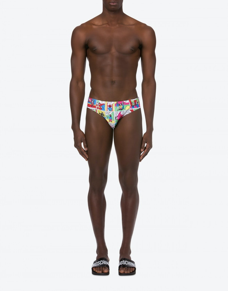 Moschino MOSCHINO COMICS BEACH BRIEFS outlook