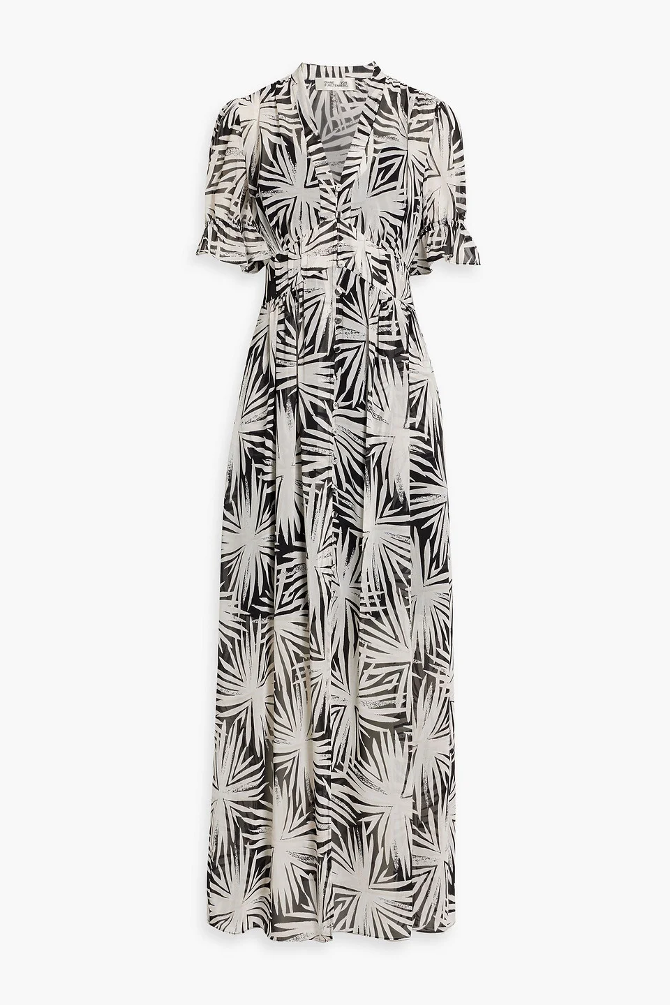 Erica printed chiffon maxi dress - 1