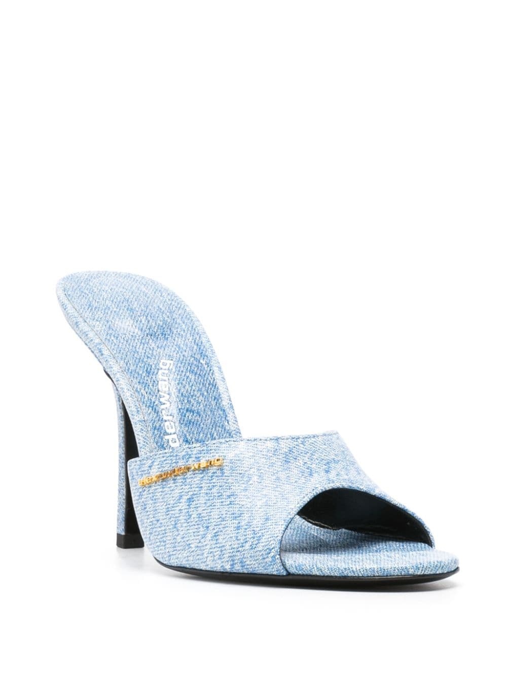 Lucienne 115mm denim mules - 2