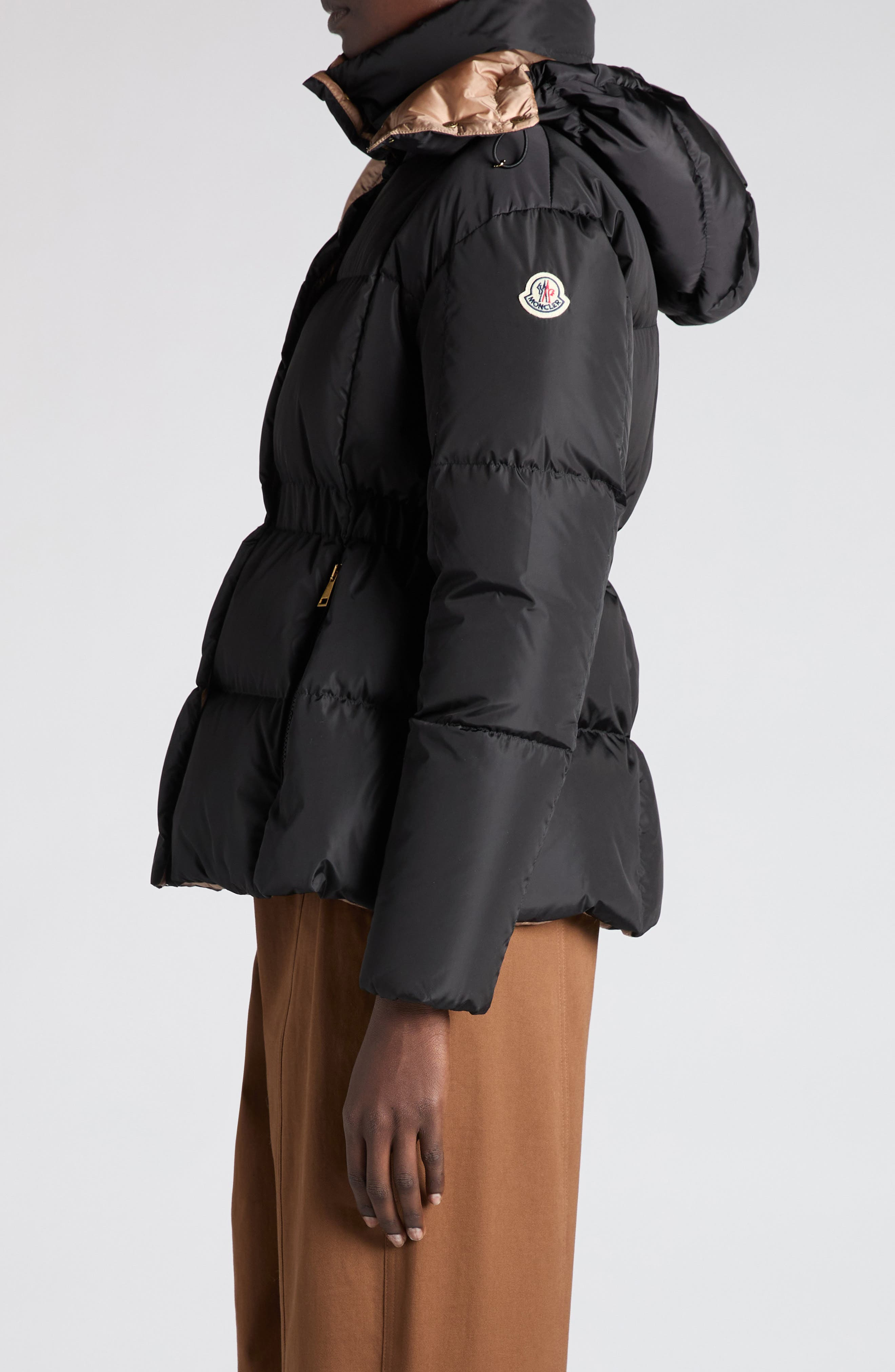 Moncler Agneux Box Quilted Down Jacket in Black at Nordstrom - 4