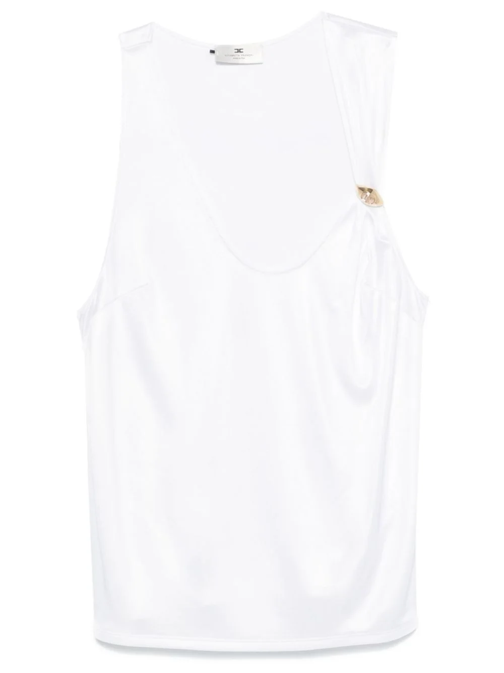 logo-jewelled jersey tank top - 1