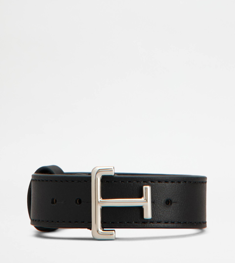 BRACELET IN LEATHER - BLACK 1