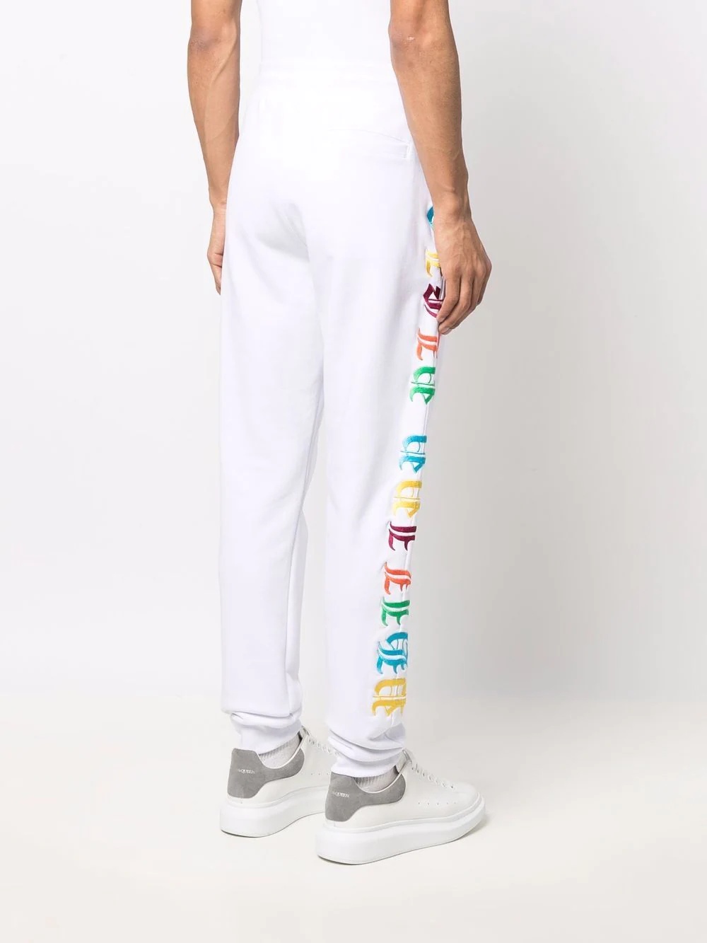 Gothic Plein logo track pants - 4