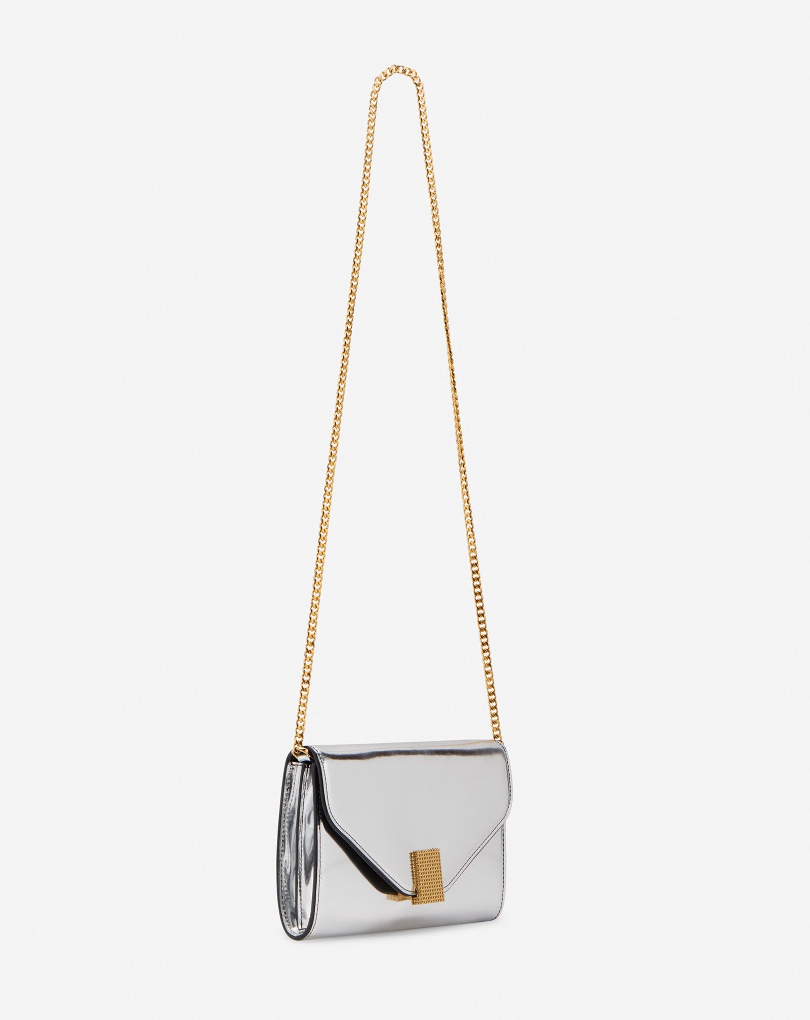 CONCERTO WALLET ON CHAIN BAG IN METALLIC LEATHER - 3
