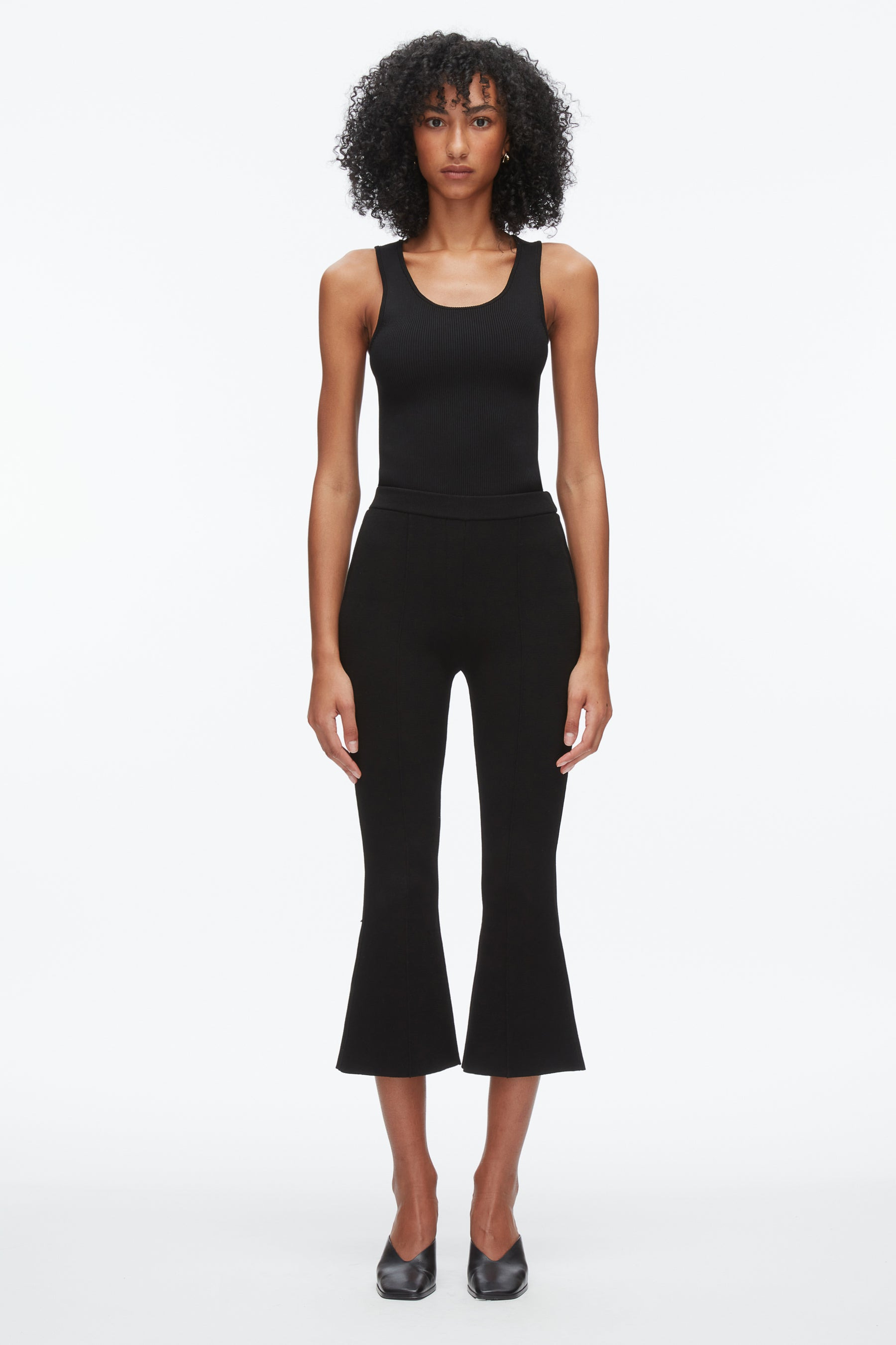 Compact Cropped Kickflare Pant - 2