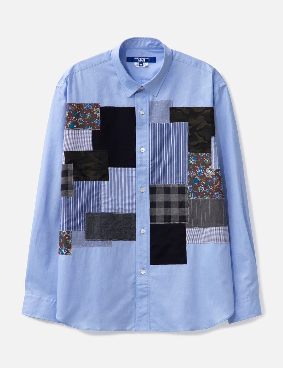 PATCHWORK LONG SLEEVE SHIRT - 1