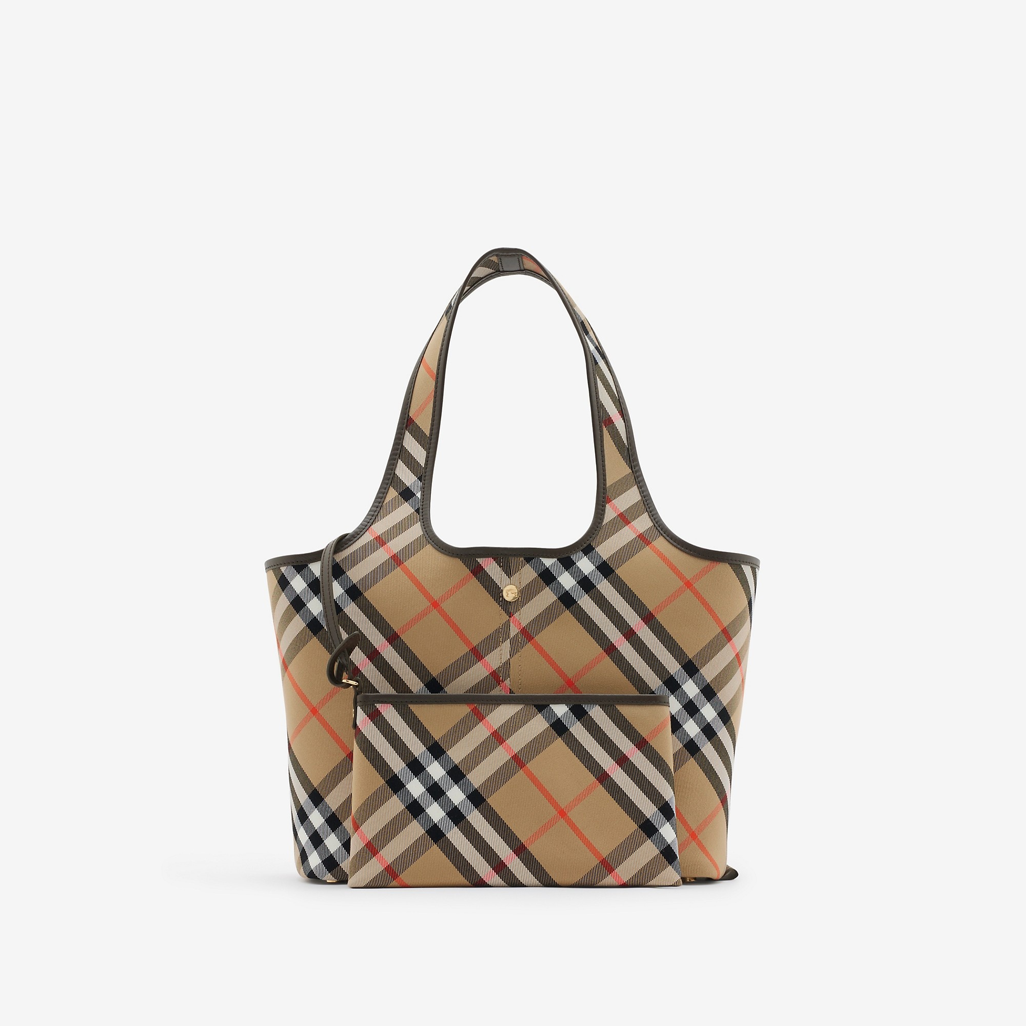 Small Check Tote - 7