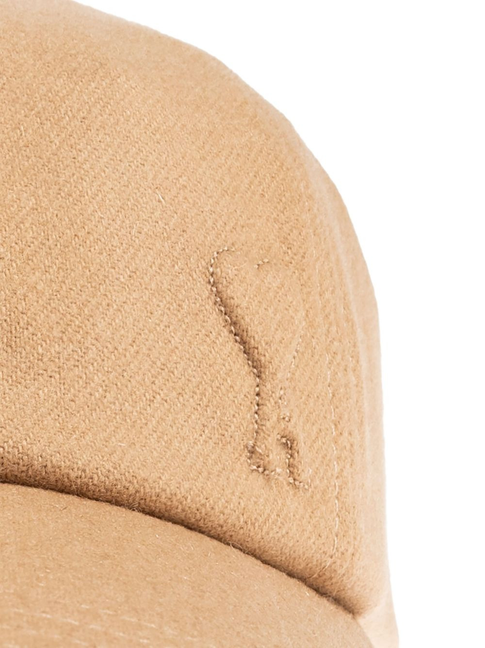embroidered wool cap - 3
