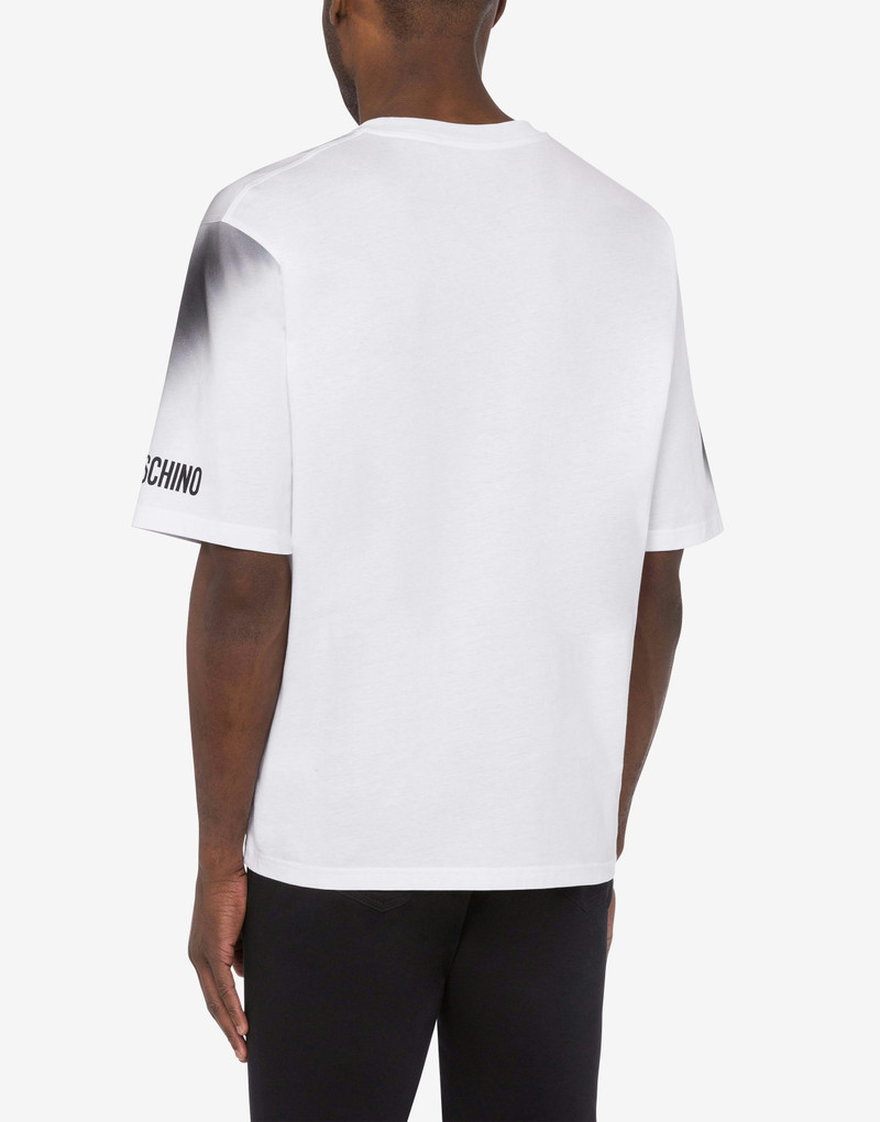 ORGANIC JERSEY T-SHIRT MOSCHINO GRAPHIC 3