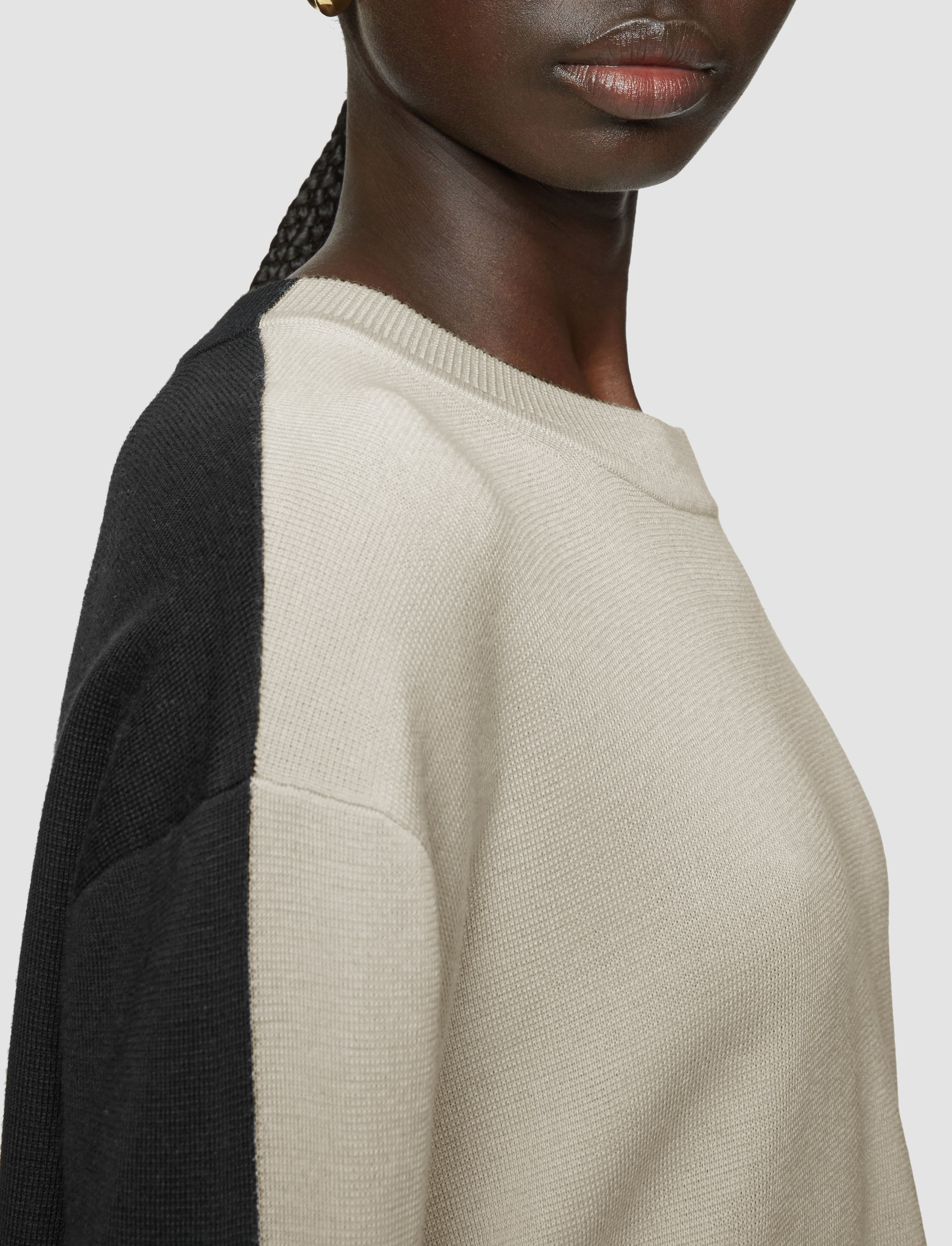 Bi-Colour Knit Jumper - 4