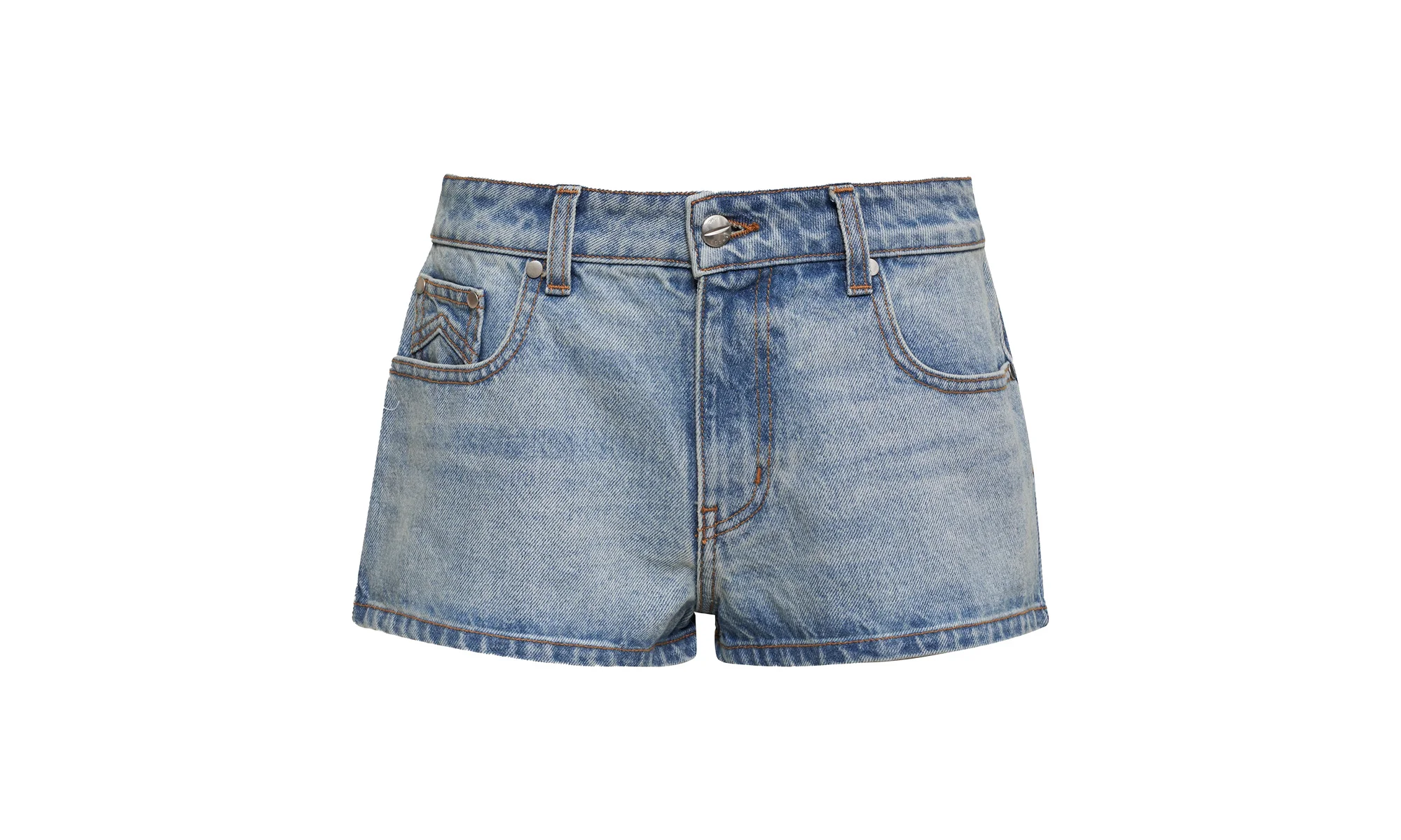 LOW-WAIST DENIM SHORTS "INDIGO" RHSS24SH21012305 LIG - 1