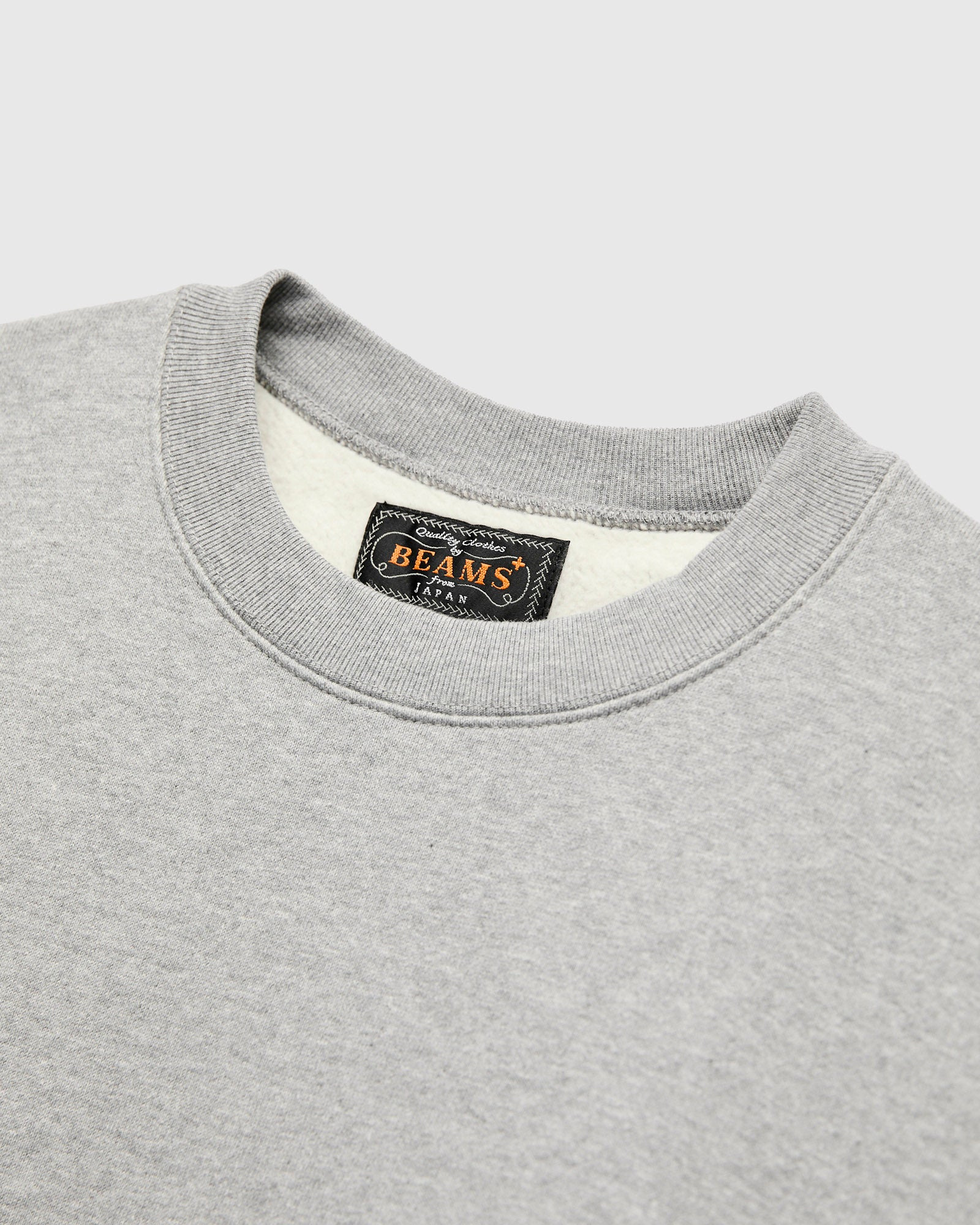 Azuma-Knit Fleece Crewneck Sweater in Heather Grey - 3