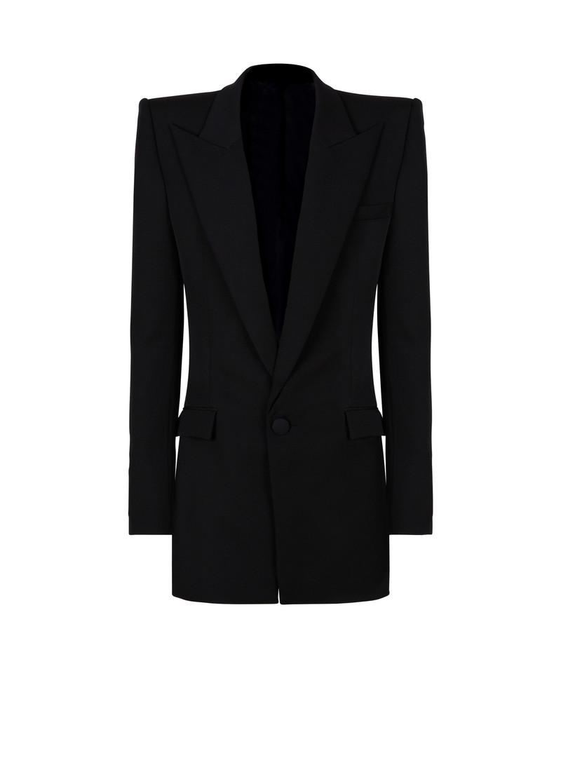 Grain de poudre 1-button jacket with shoulder pads 1