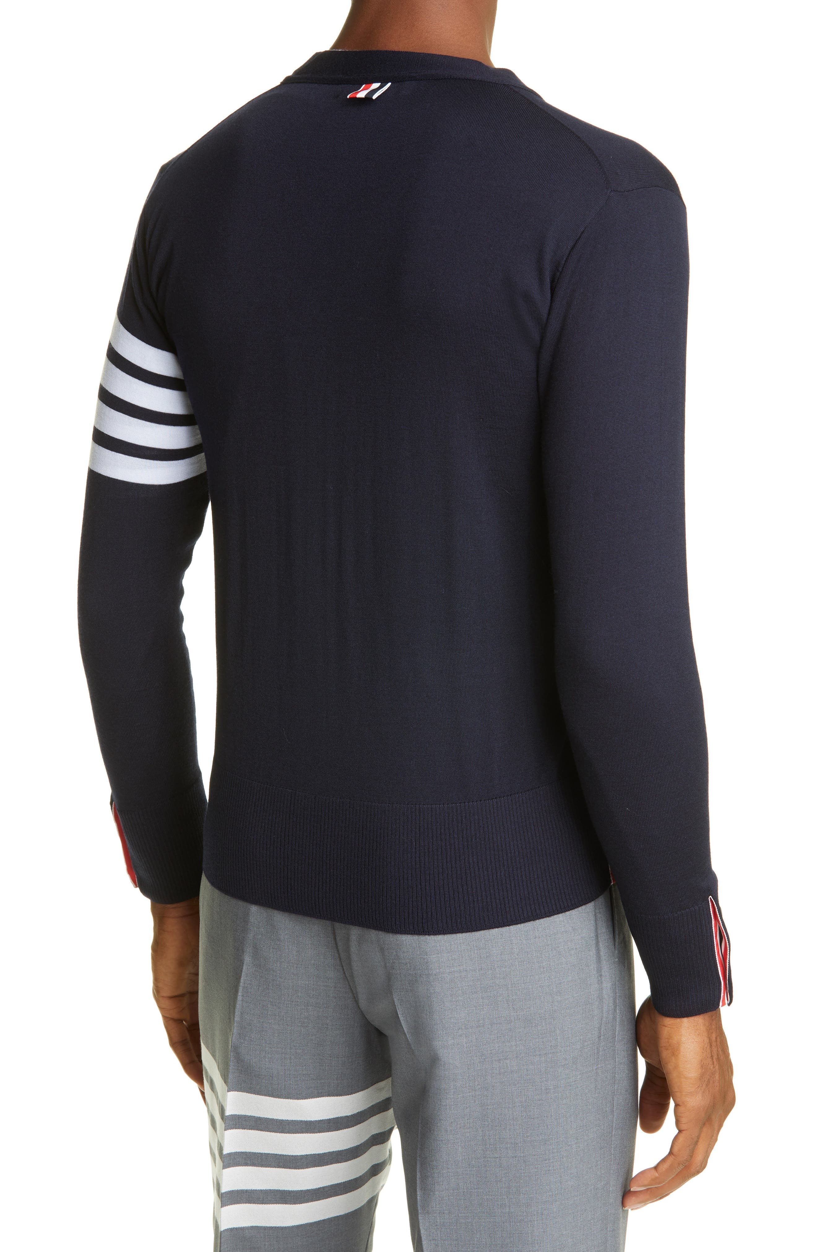 4-Bar Merino Wool Cardigan - 2