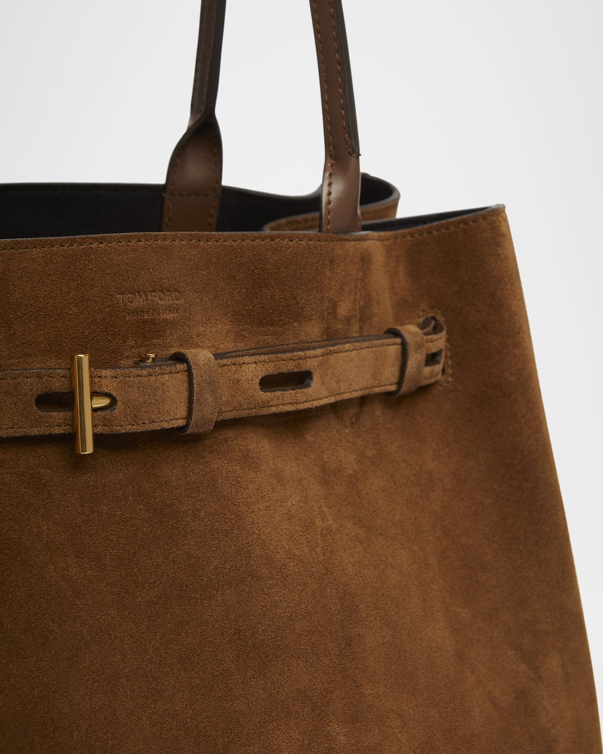 Audrey Large Tote Bag in Calfskin Suede - 5