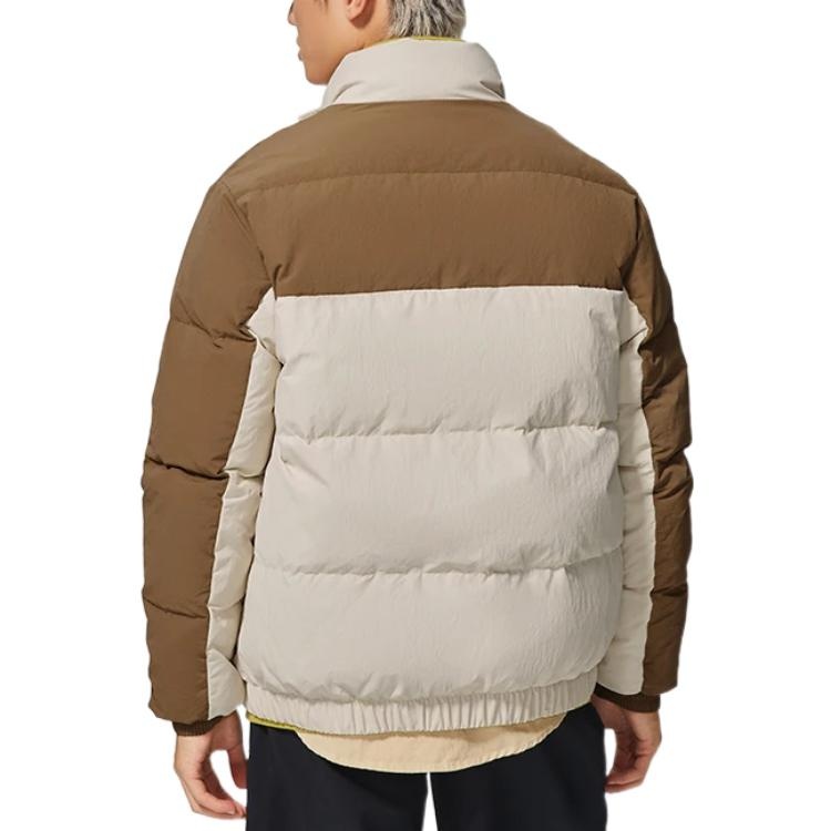 Li-Ning Logo Down Jacket 'Beige Brown' AYMS061-6 - 4