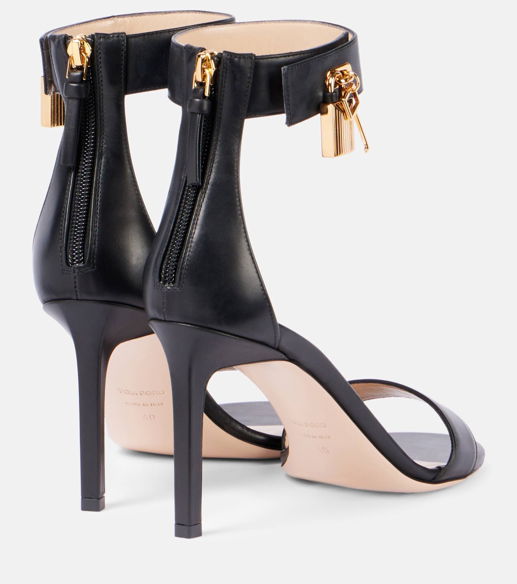 Padlock 85 leather sandals - 2