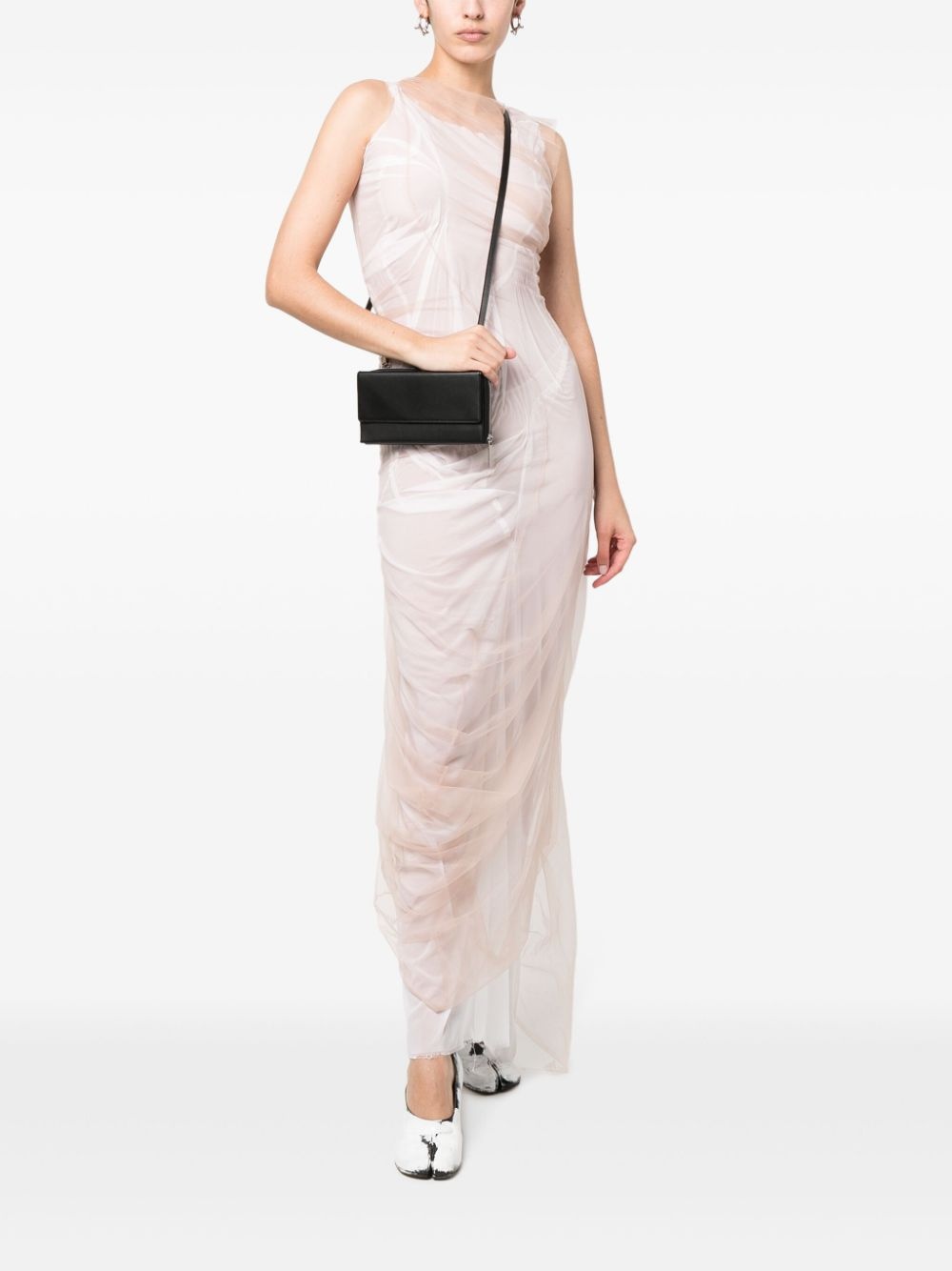 asymmetric-design satchel - 2