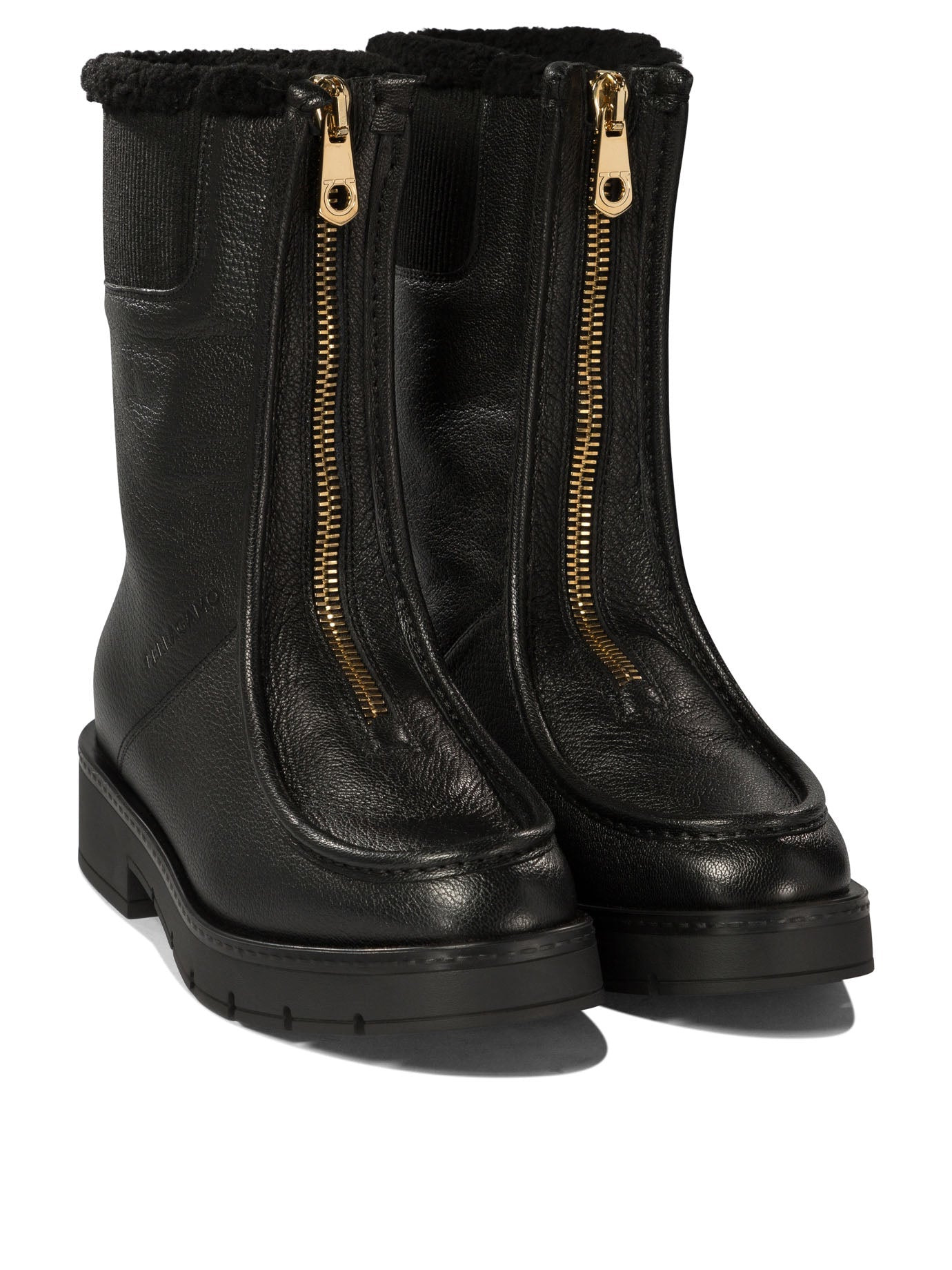 Ferragamo Women "Montse Fur" Ankle Boots - 2