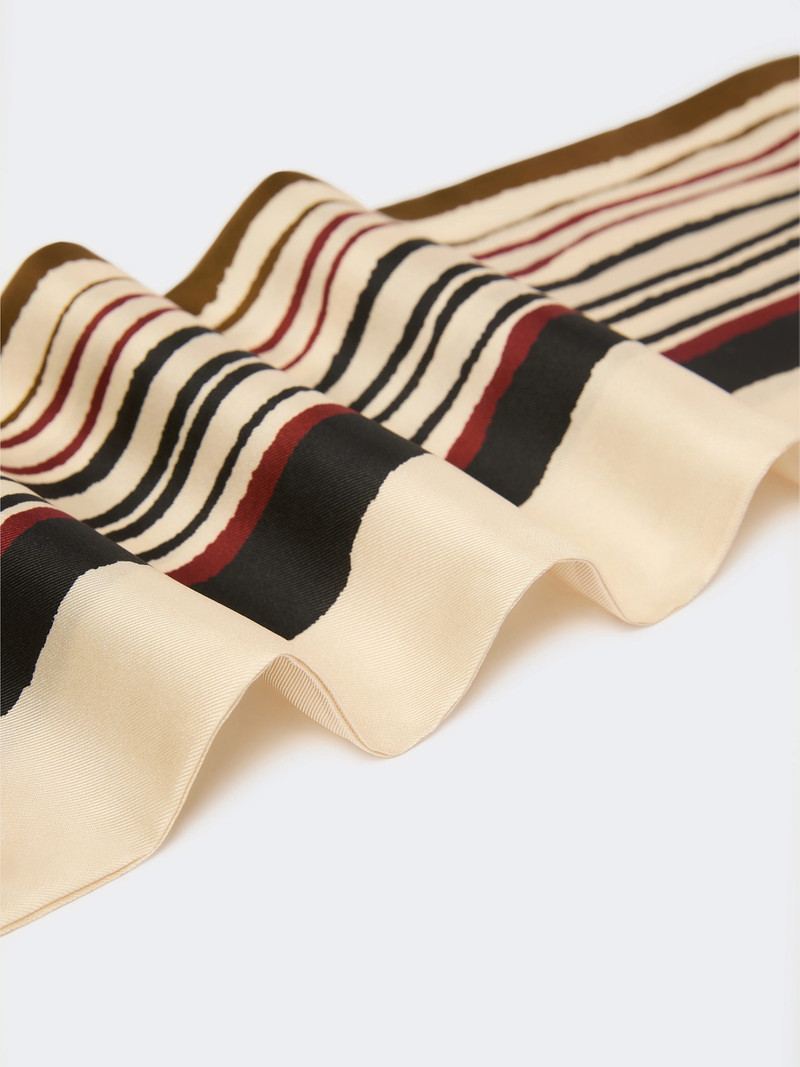 ATTORE Printed silk scarf - TURTLEDOVE 3