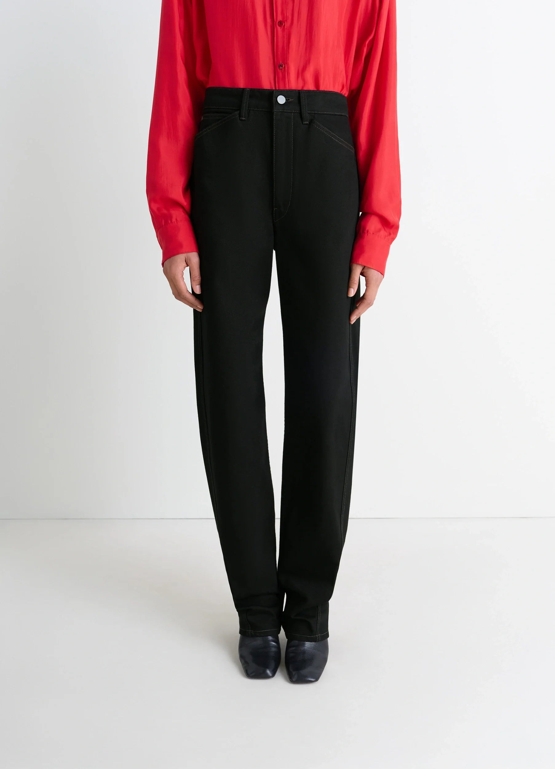 FIVE POCKETS TWISTED PANTS - 3