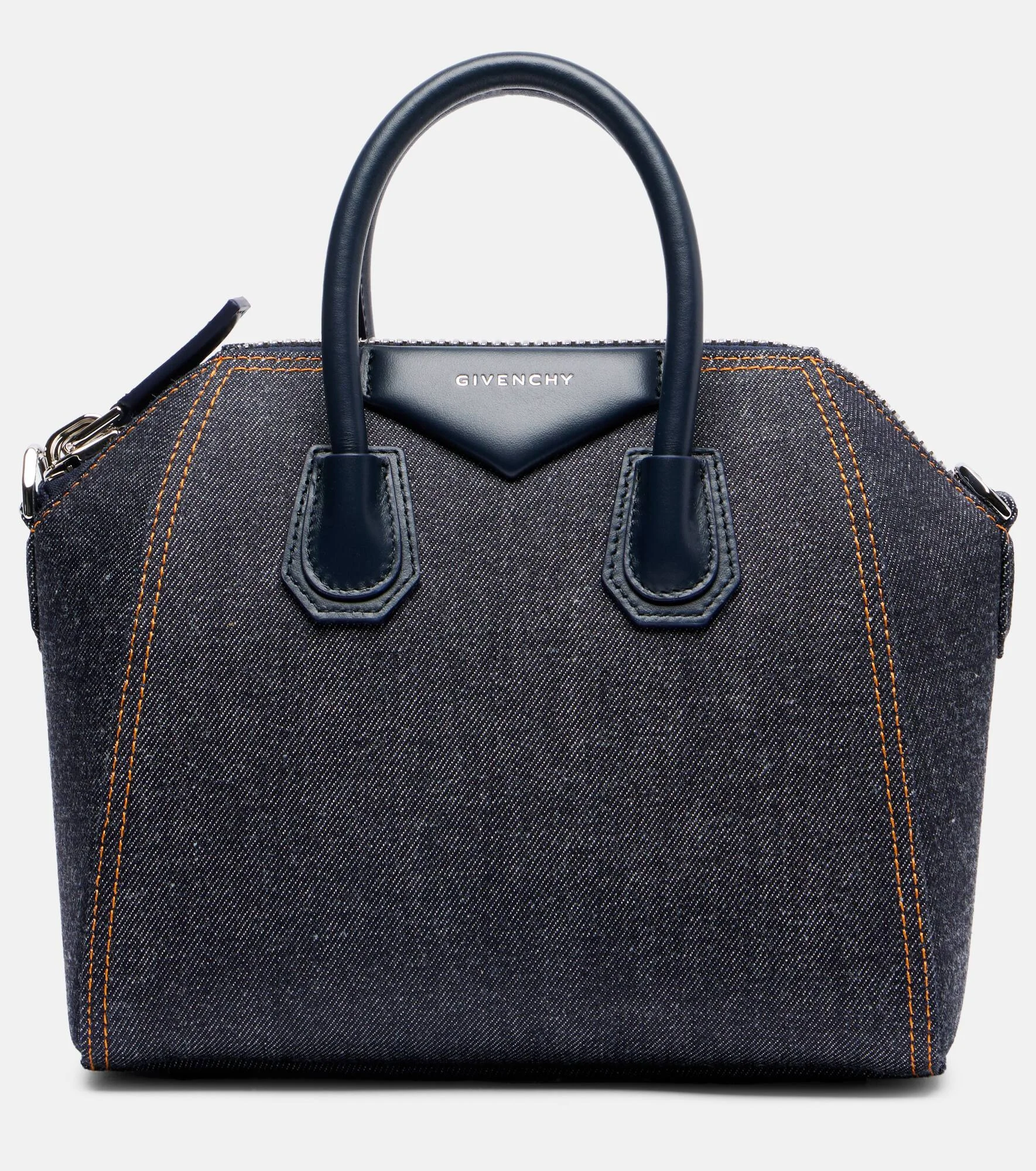 Antigona Mini denim tote bag - 1