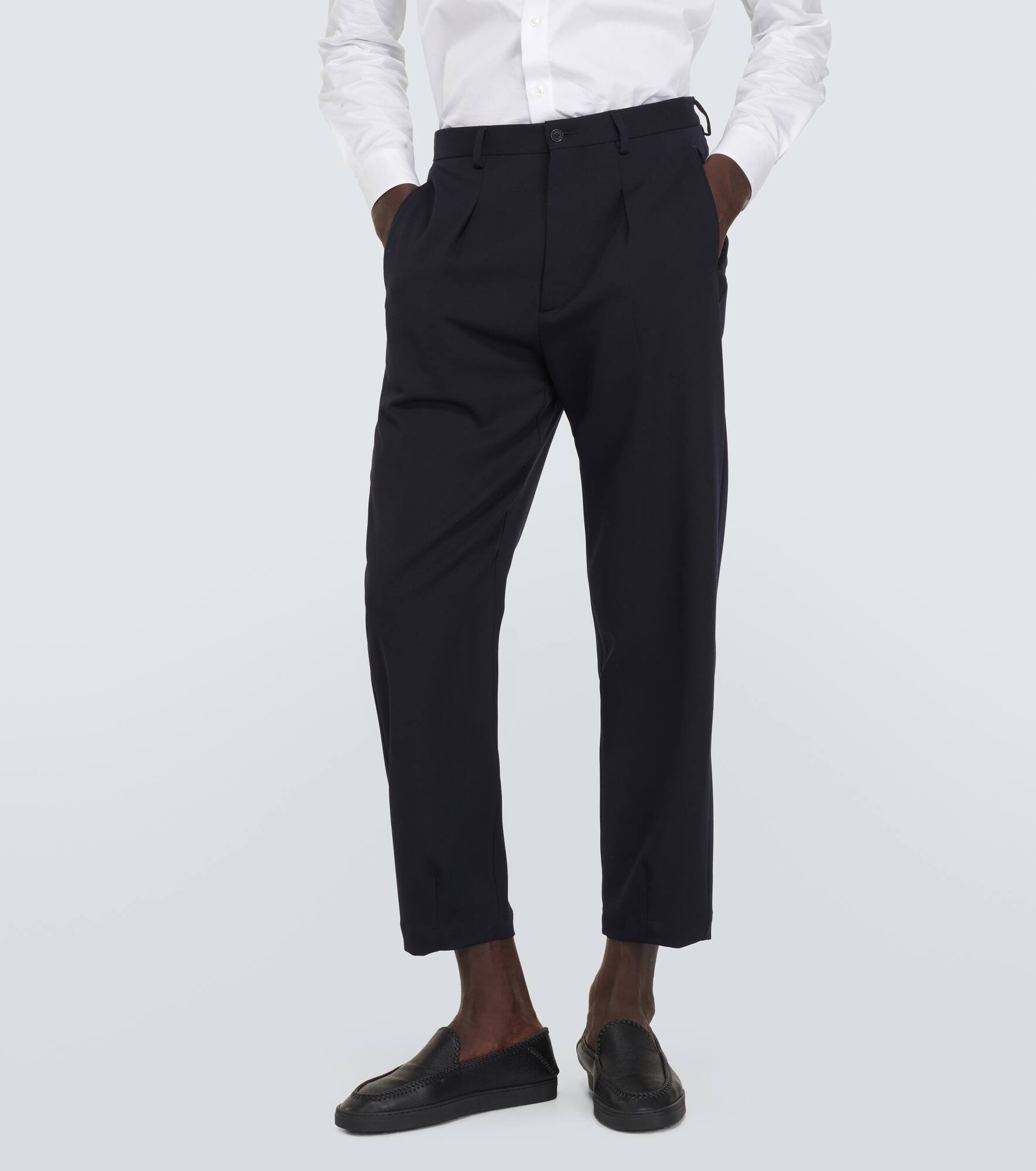 Wool straight pants - 3