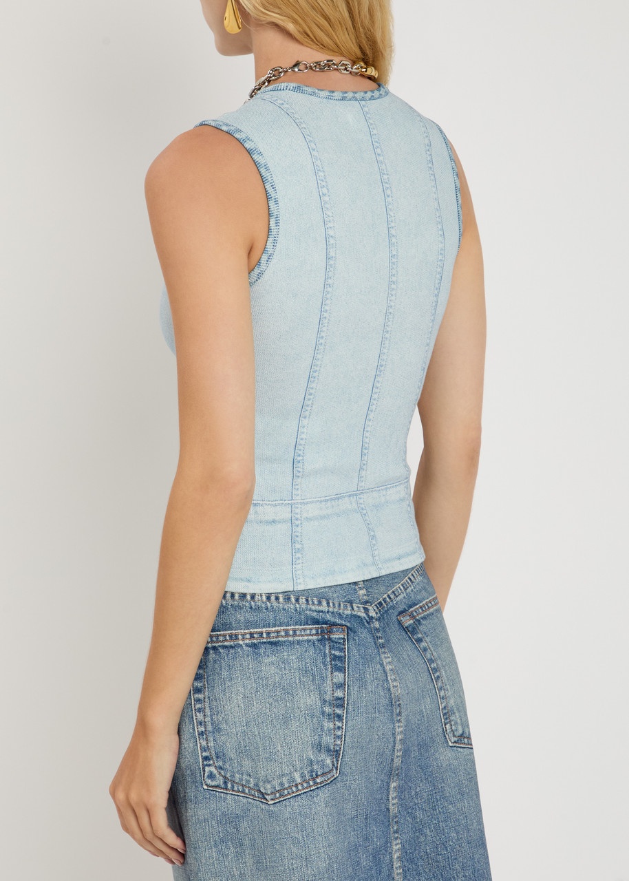 Rag & Bone Mirimar Printed Stretch-cotton Tank - 3