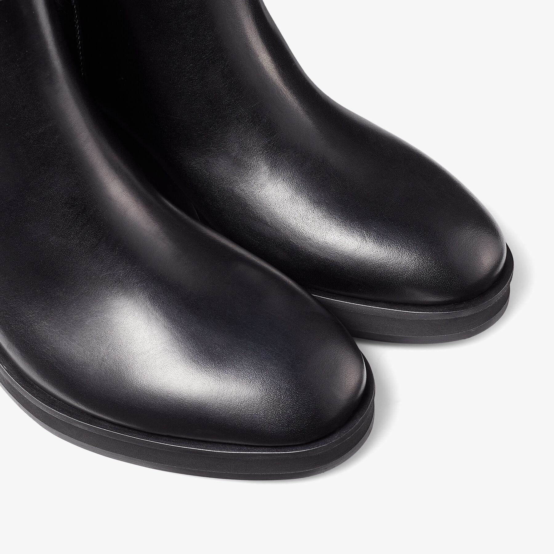 Tonya 70
Black Soft Vachetta Leather Knee-High Boots - 4