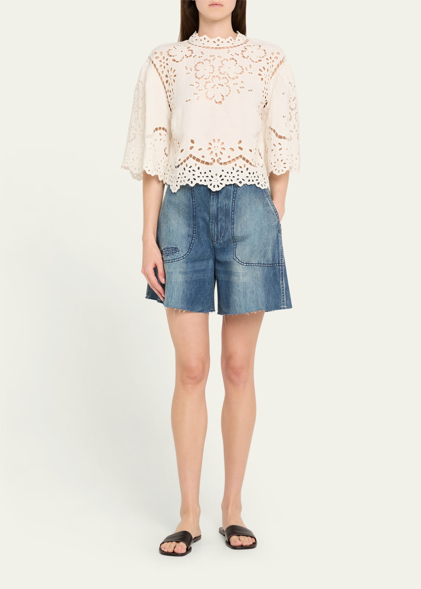 Spencer Denim Shorts - 2
