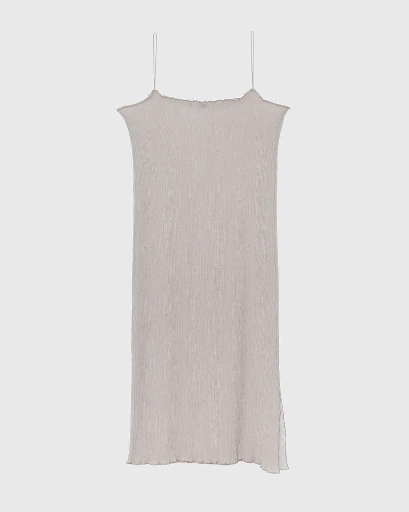Sti Slip Dress - Pleated Cotton Silk 1