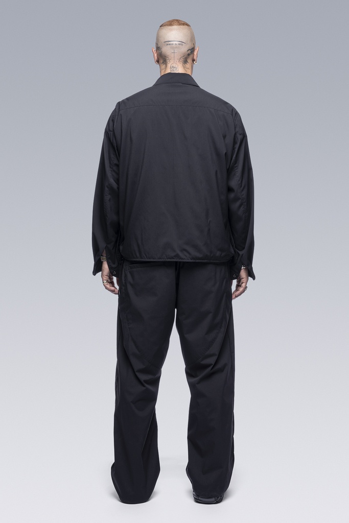 LA10-M Nylon Stretch Polartec® Alpha® Press Button Shirt Jacket Black - 28