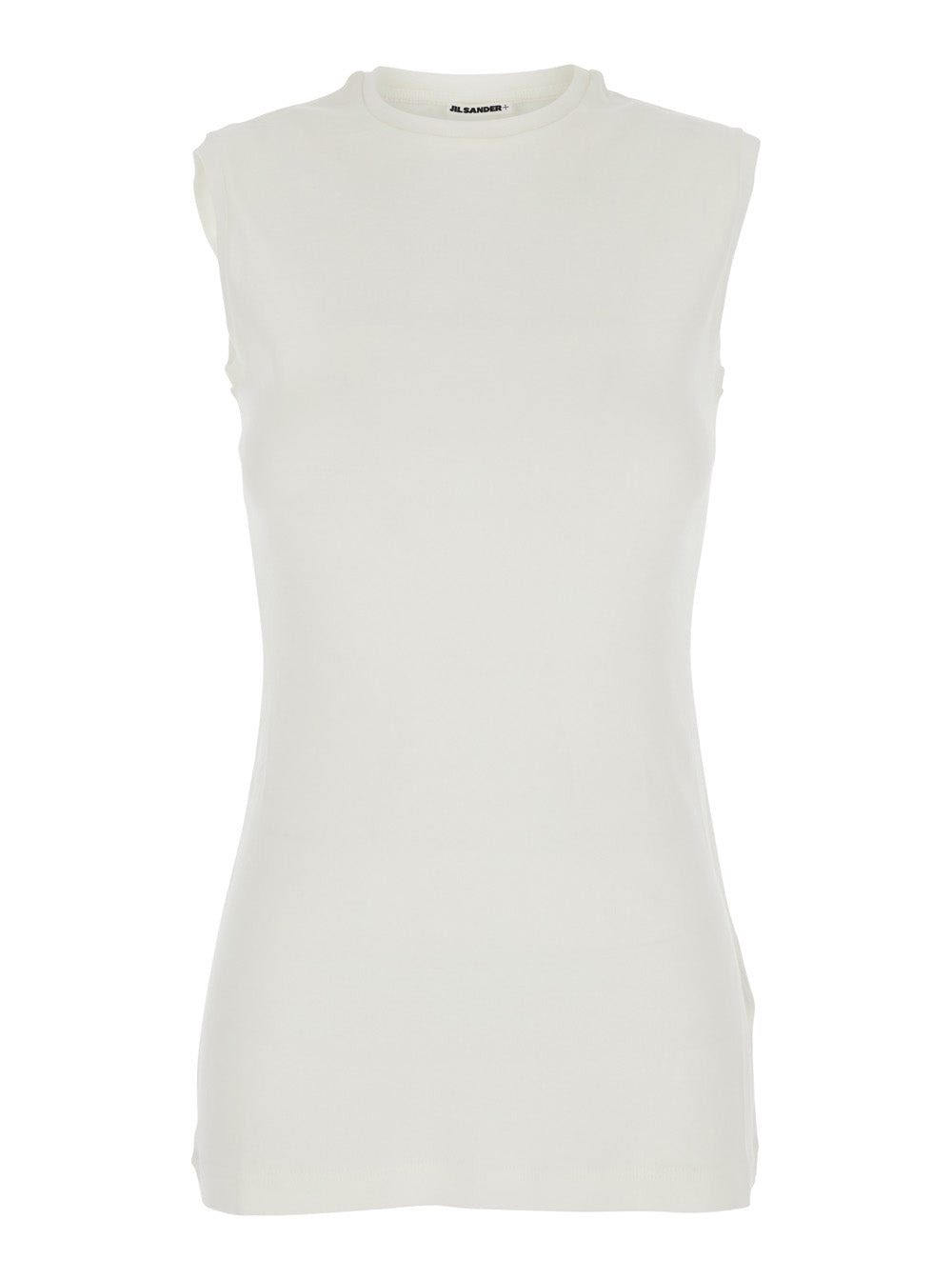 Jil Sander Women Multicolor Crewneck Top With Three-Layer Design And Side Logo In Cotton Woman - 2