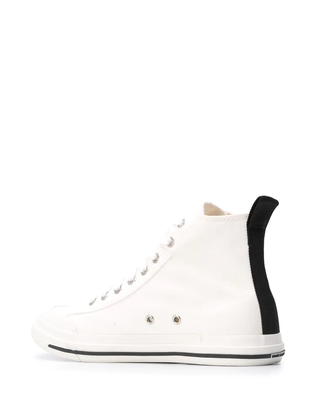 D logo canvas sneakers - 3