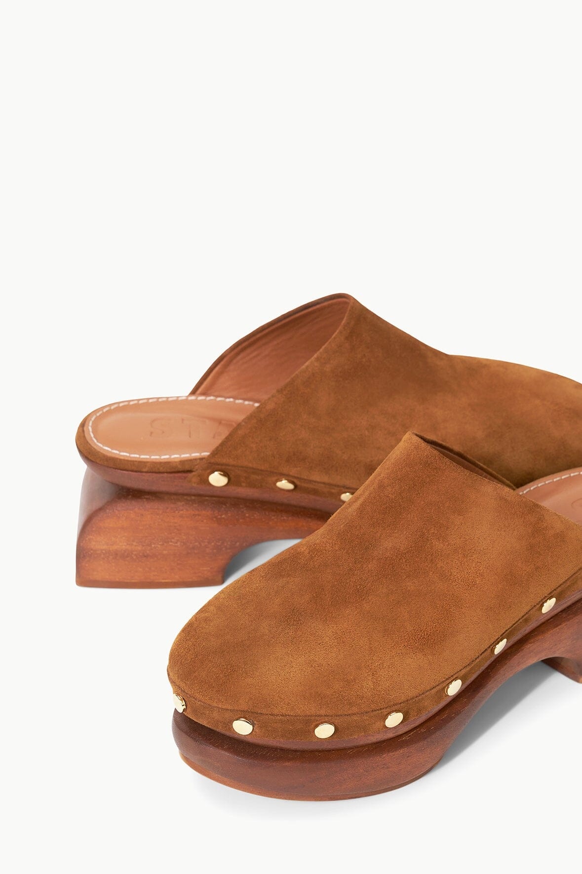 STAUD RHODES CLOG TAN - 4