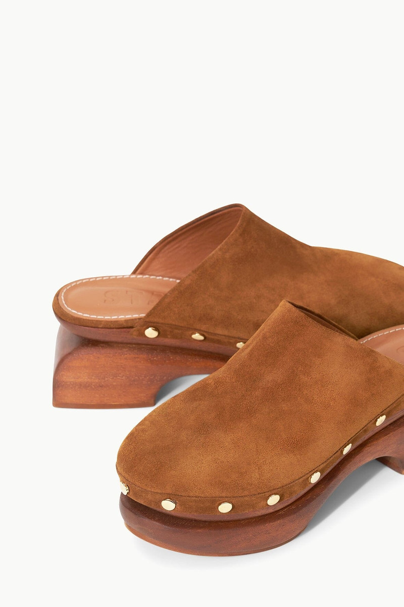 STAUD RHODES CLOG TAN 4
