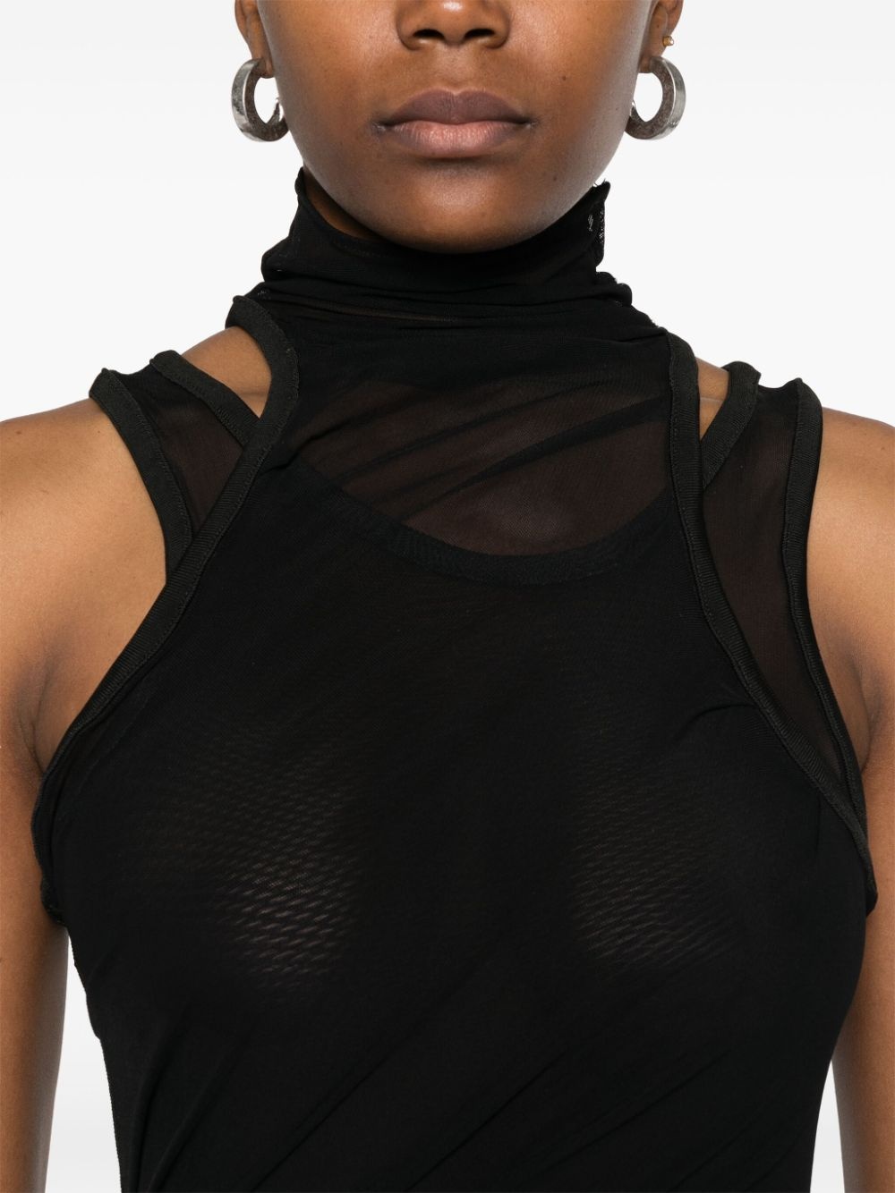 mesh maxi dress - 5