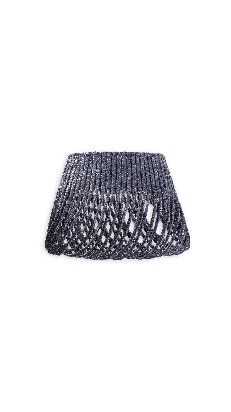 SEQUIN KNIT BELT 1