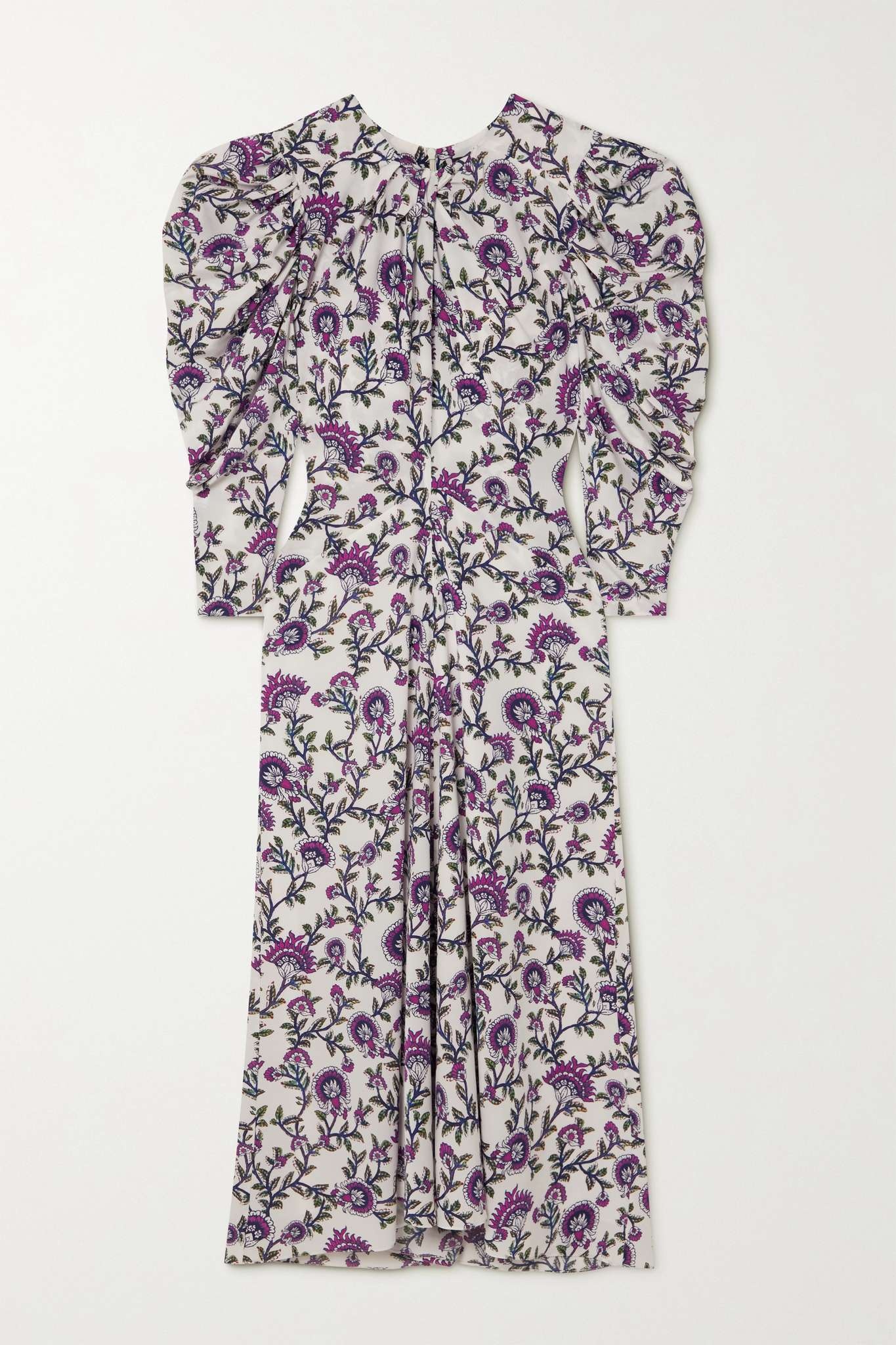 Baga floral-print silk-blend midi dress - 1