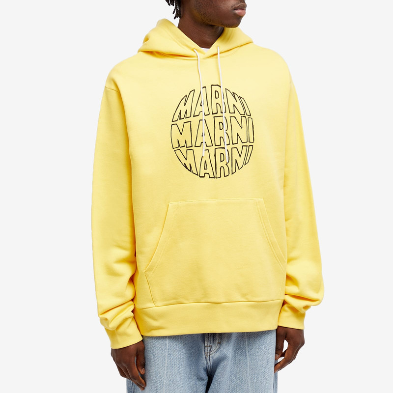 Marni Marni Circular Logo Hoodie outlook
