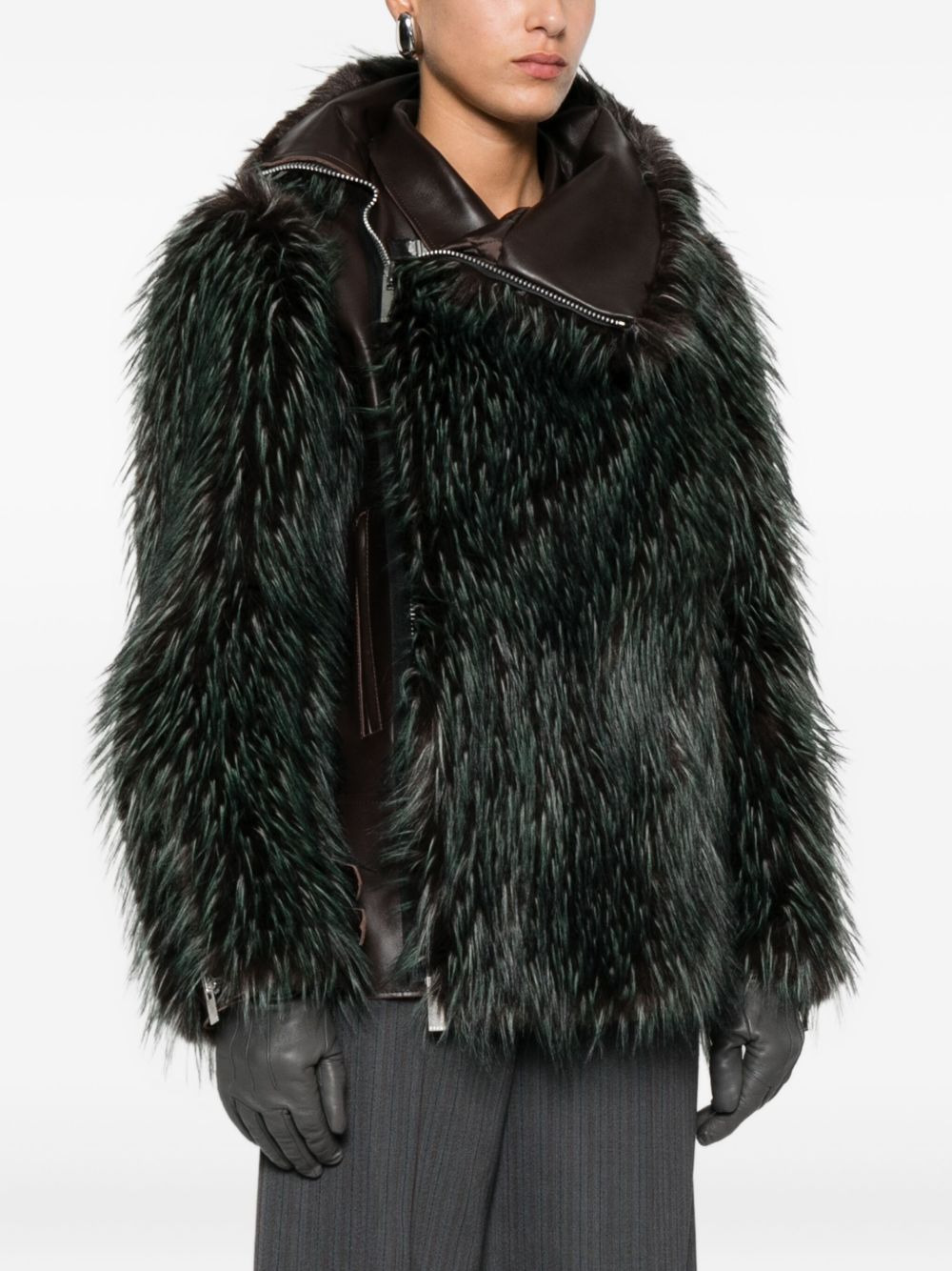 panelled jacket - 3