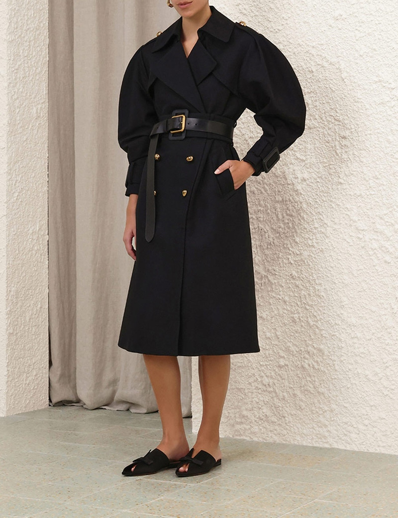 CRUSH BARREL TRENCH COAT 3