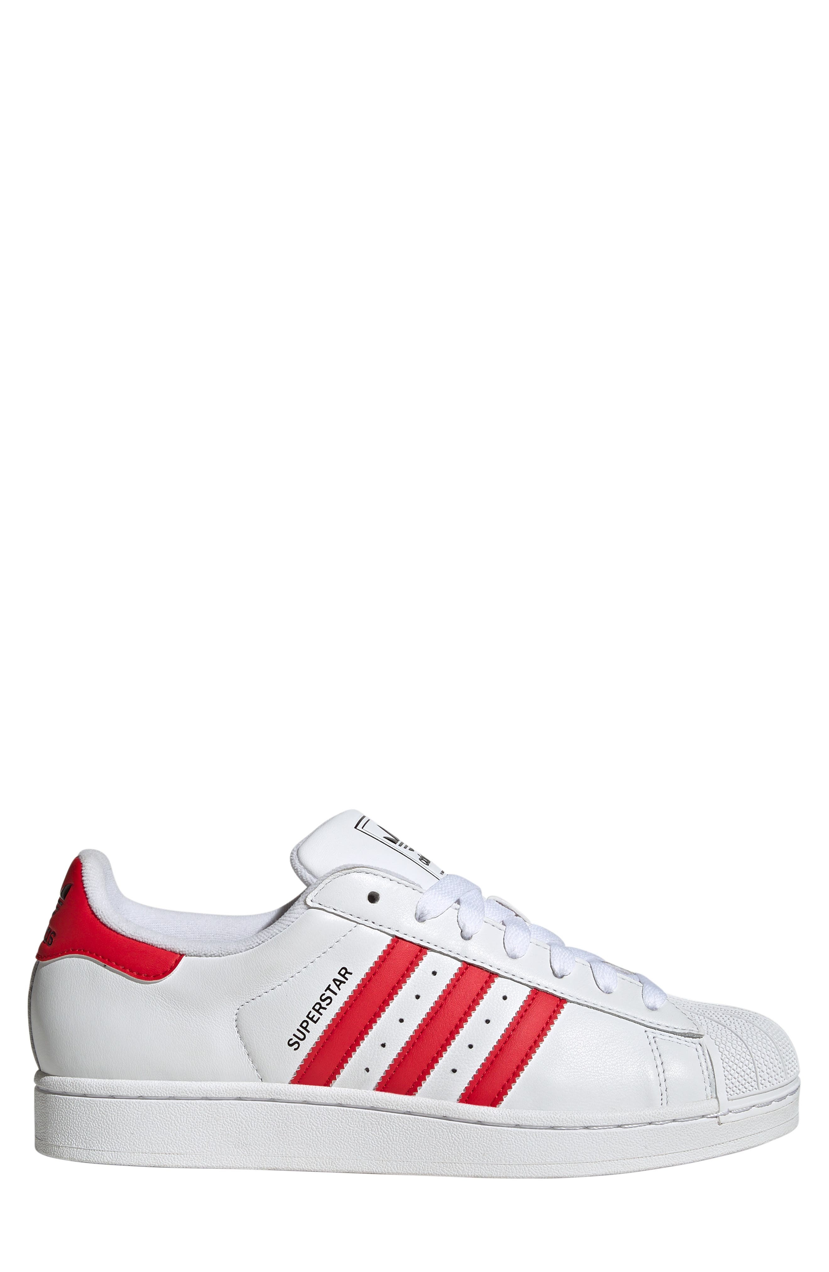 adidas Gender Inclusive Superstar II Sneaker in White/better Scarlet/black at Nordstrom - 3