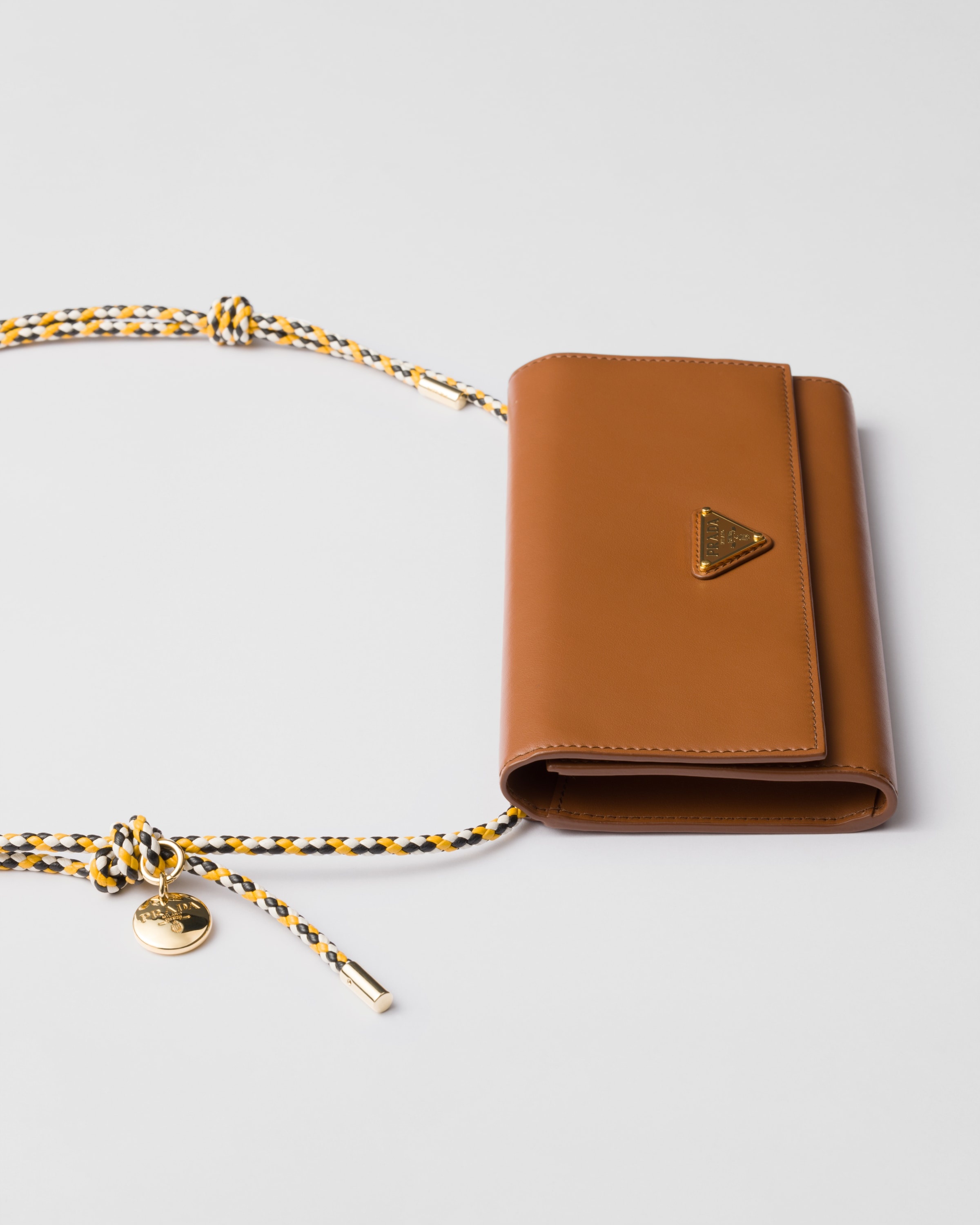 Wallet with leather shoulder strap - 2