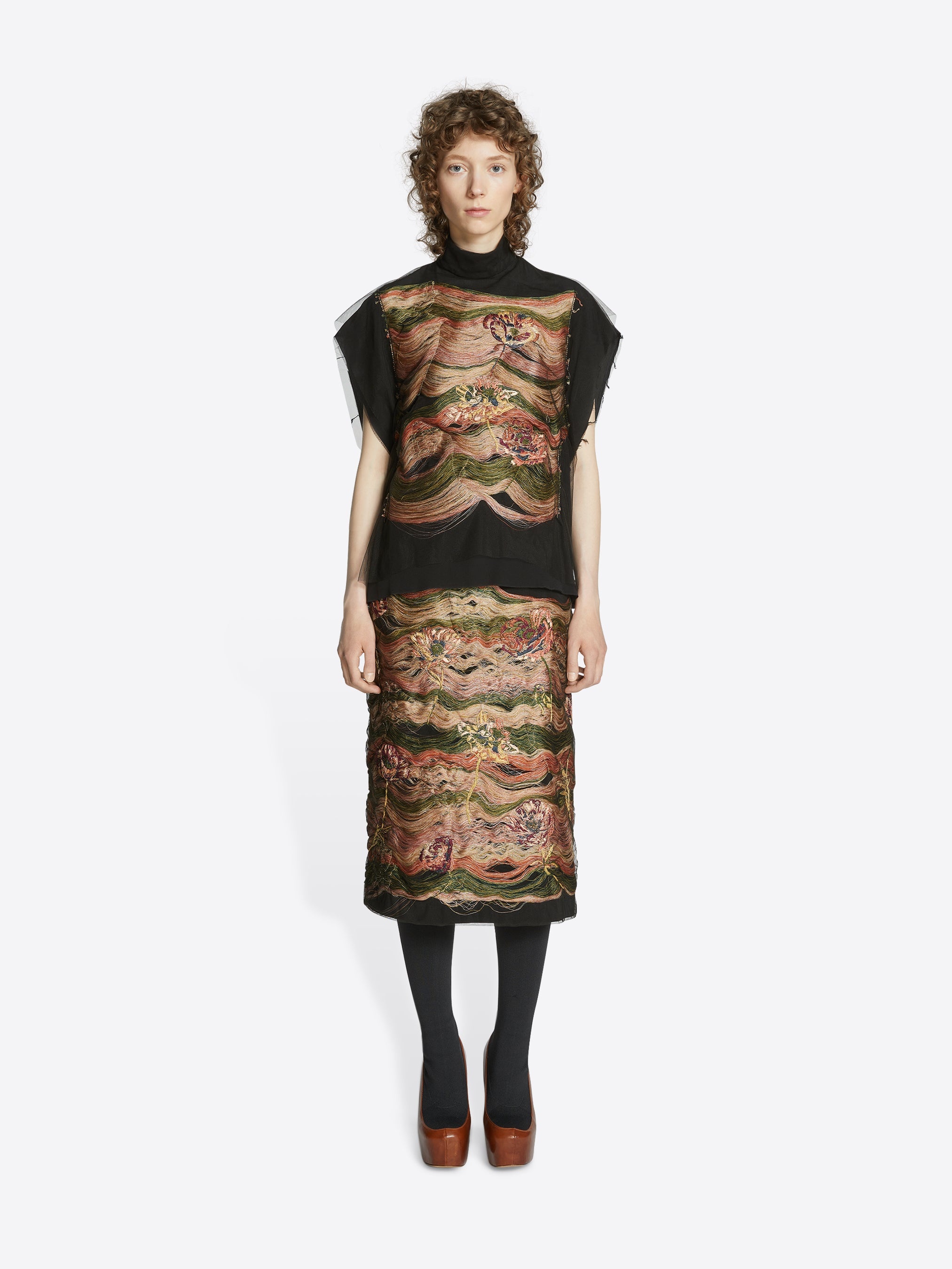 EMBROIDERED SKIRT - 2