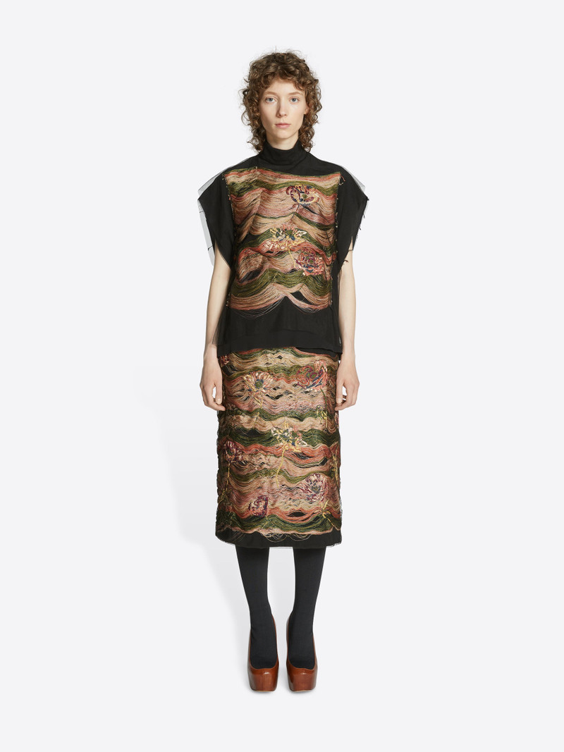 Dries Van Noten EMBROIDERED SKIRT outlook
