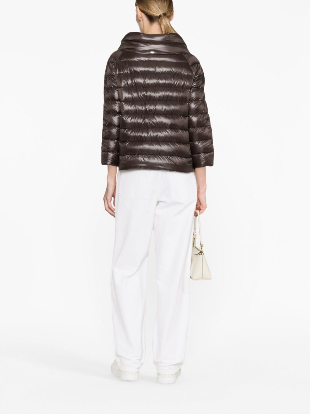 high-neck puffer jacket - 4