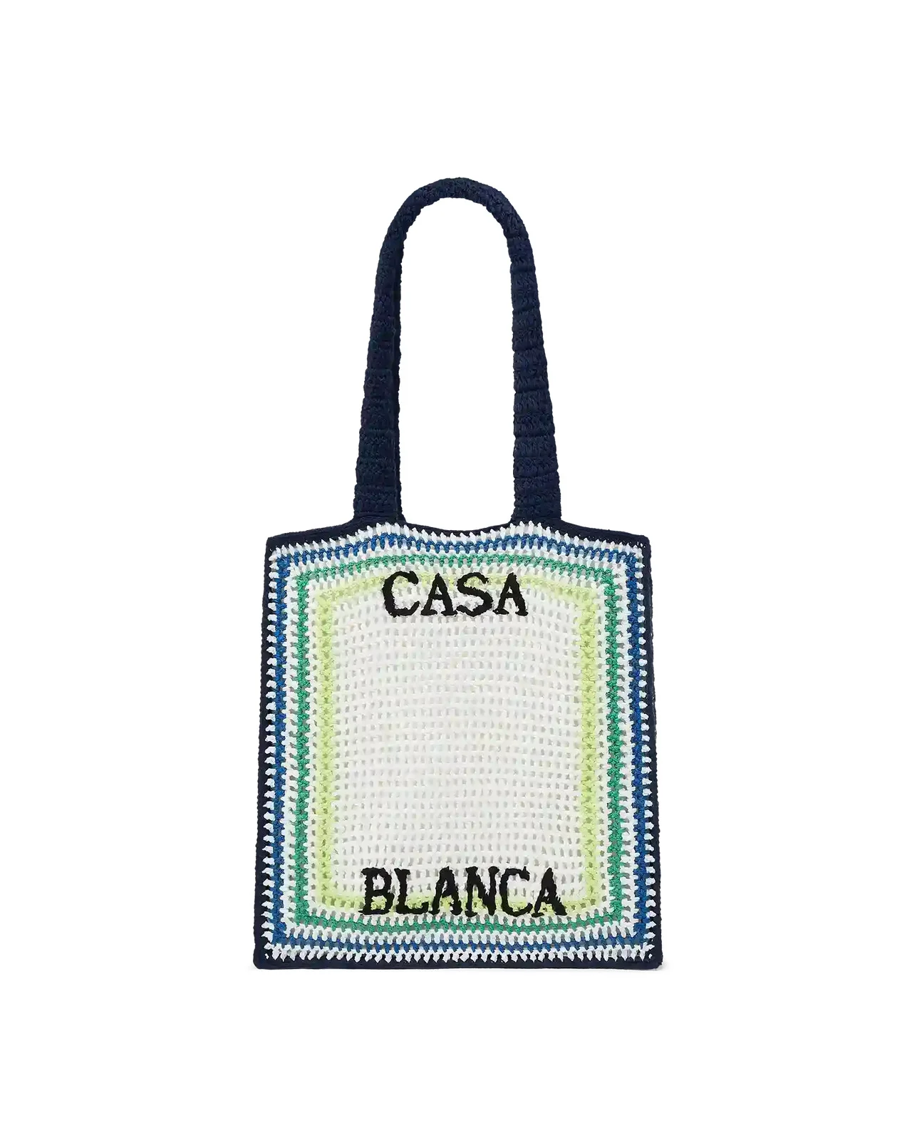 Stripe Crochet Bag - 1