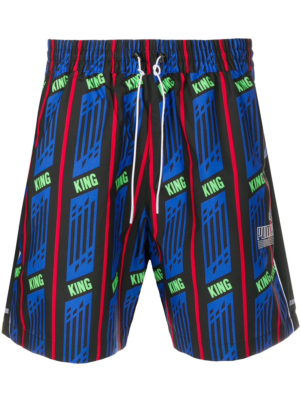 King print track shorts - 1