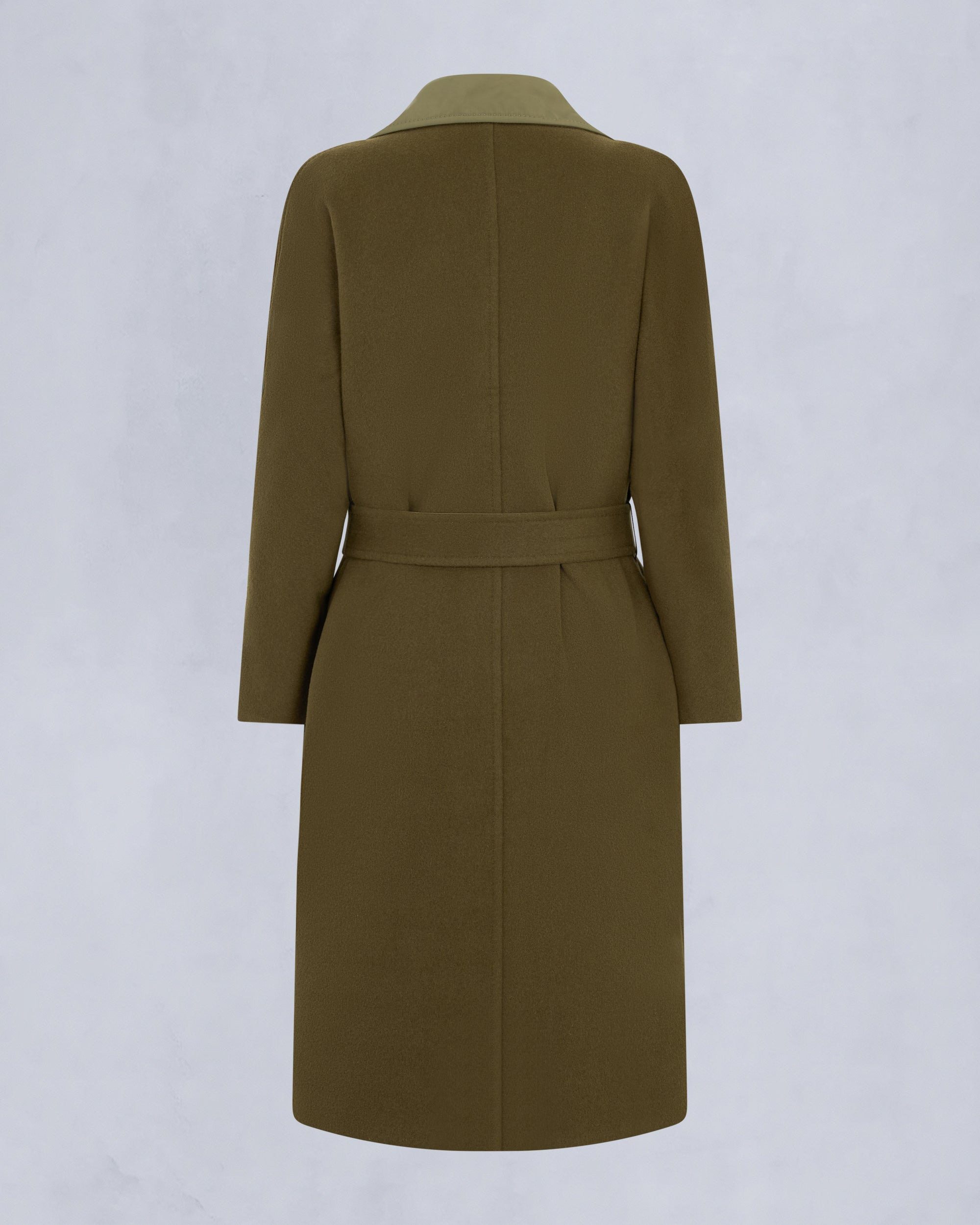 LAFLEUR WOOL LONG WRAP COAT - 4